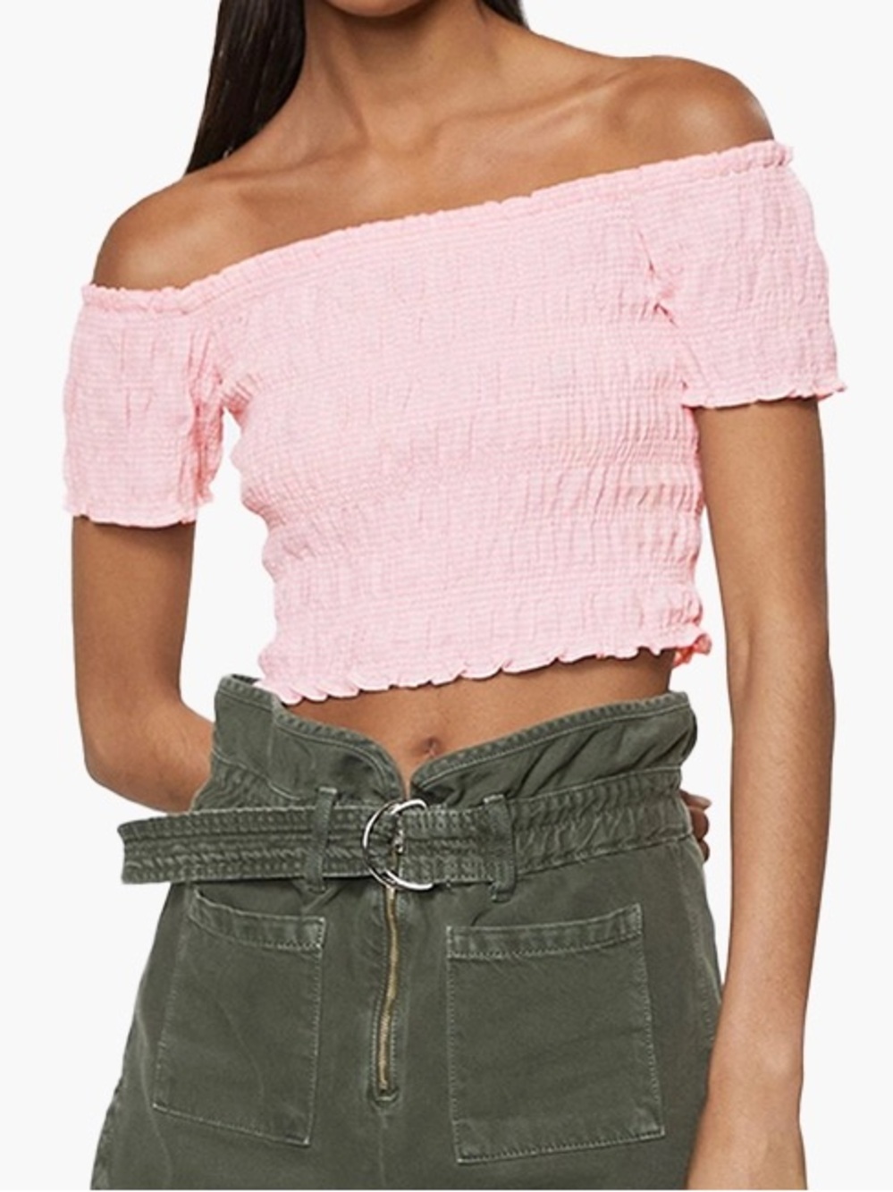 Mango Pink Saliness Blouse Size Large BNWT